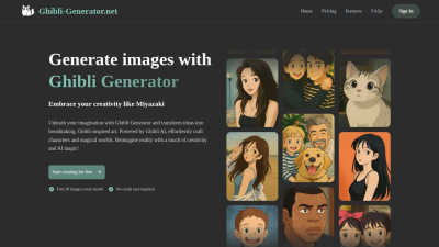 Ghibli Generator - AI tool for AI Assistants