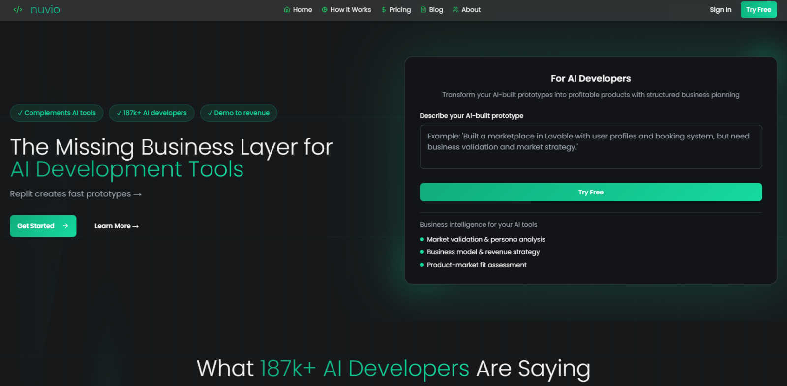 Nuvio interface and professional features