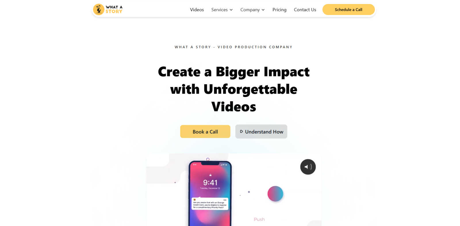What a Story interface and professional features