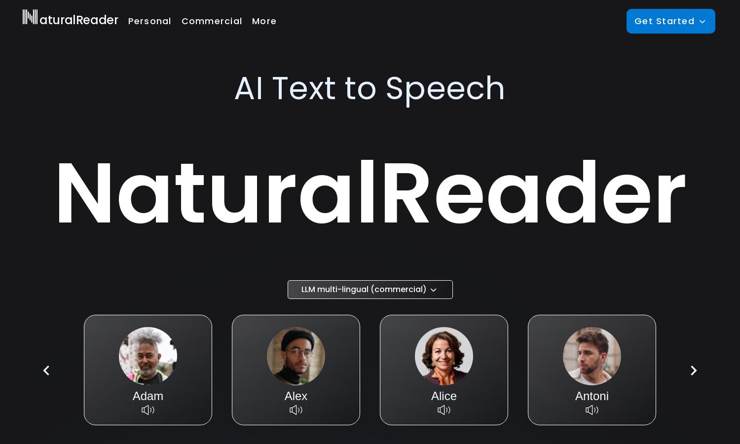 NaturalReader Website