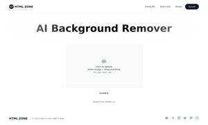 AI Background Remover Website