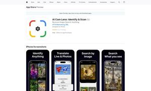 AI Cam Lens Website