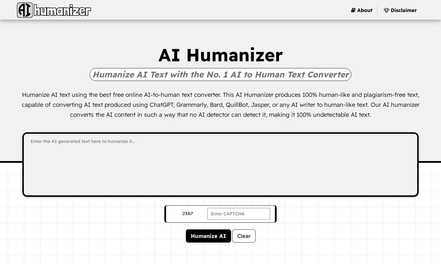 AI Humanizer Website