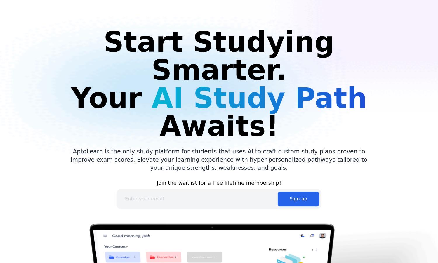 AptoLearn Website