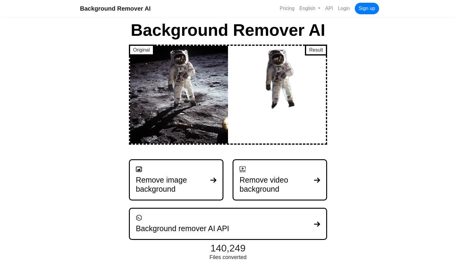 Background Remover AI Website