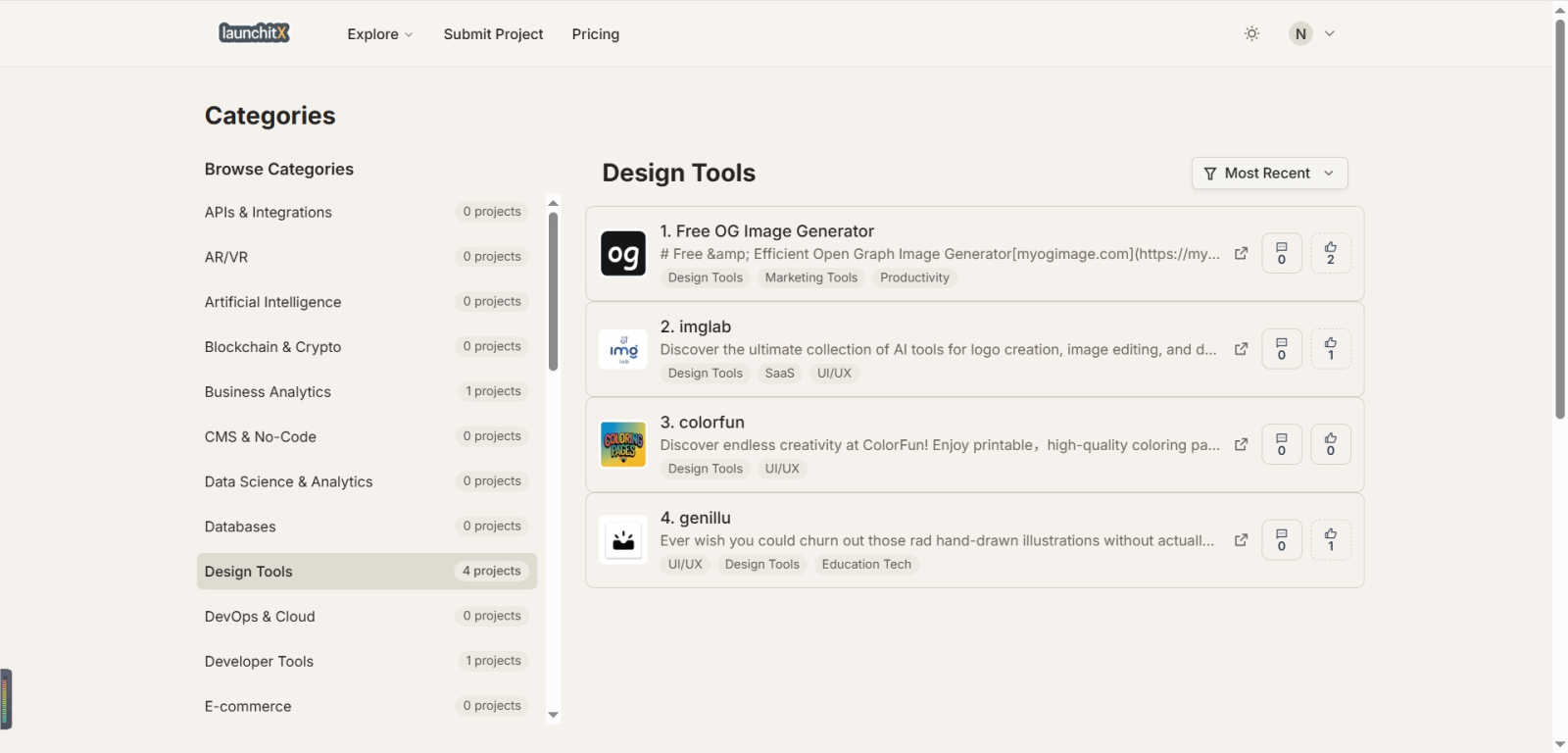 launchitx.com interface and professional features