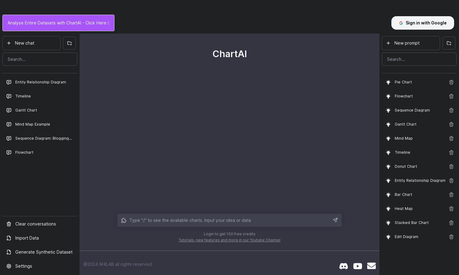 ChartAI Website