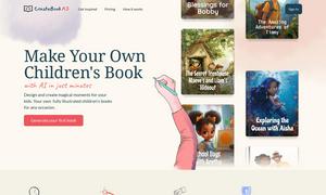 CreateBookAI Website