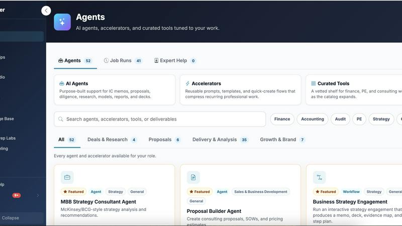 Decker application interface and features