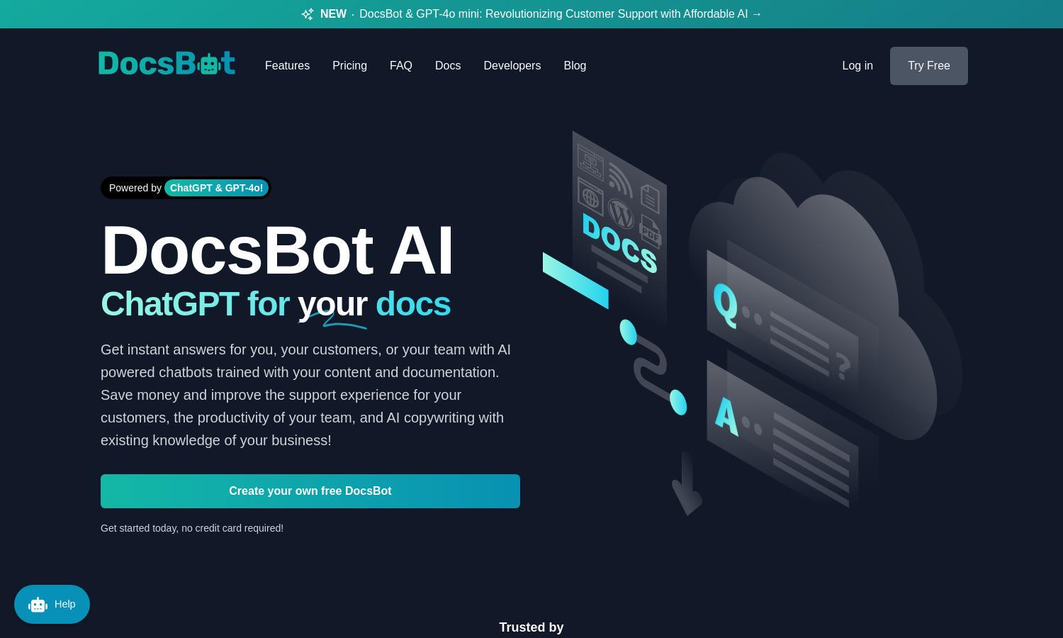 DocsBot AI Website