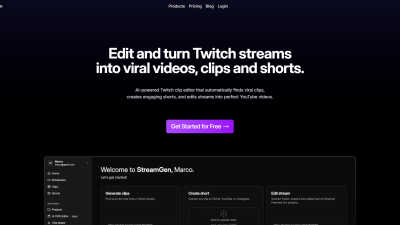 StreamGen - AI tool for productivity