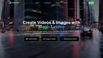 Magi-1 - AI tool for Content Creation