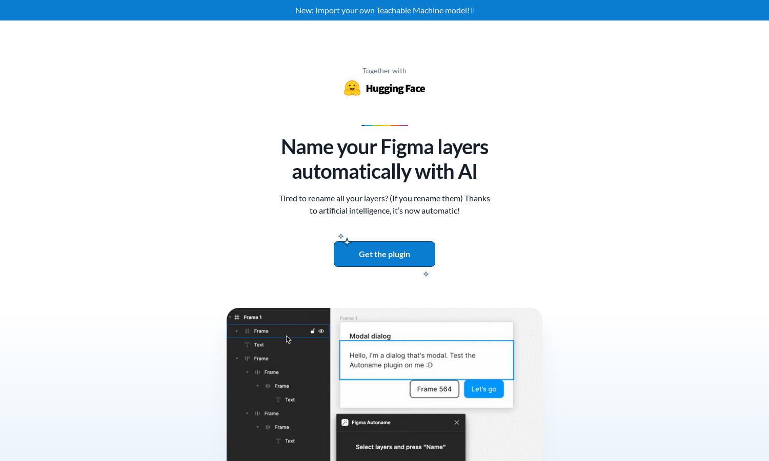 Figma Autoname Website