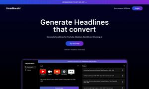 Headlines AI Website
