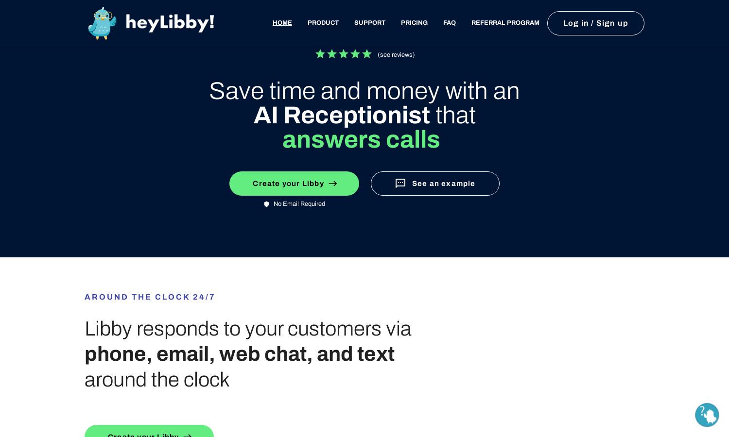 heylibby.ai Website