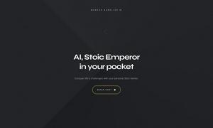 Marcus Aurelius AI Website