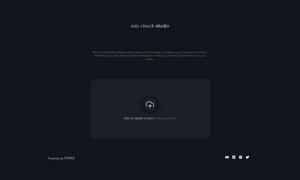 Mix Check Studio Website