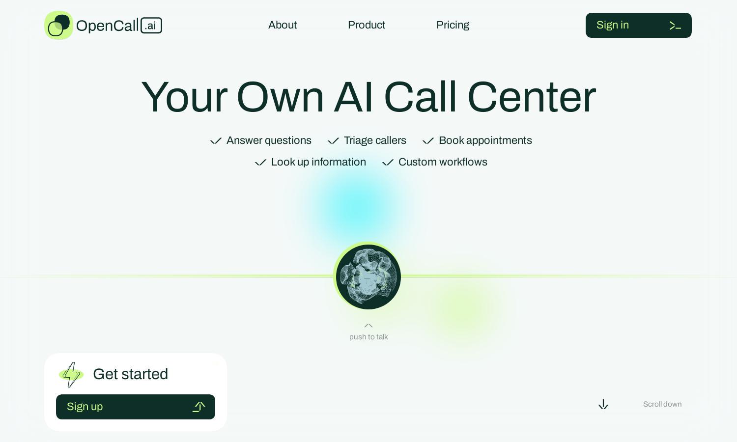 OpenCall.ai Website