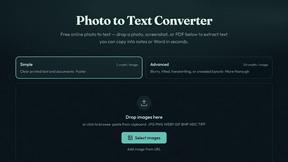 Photo to Text - product for AI Assistants