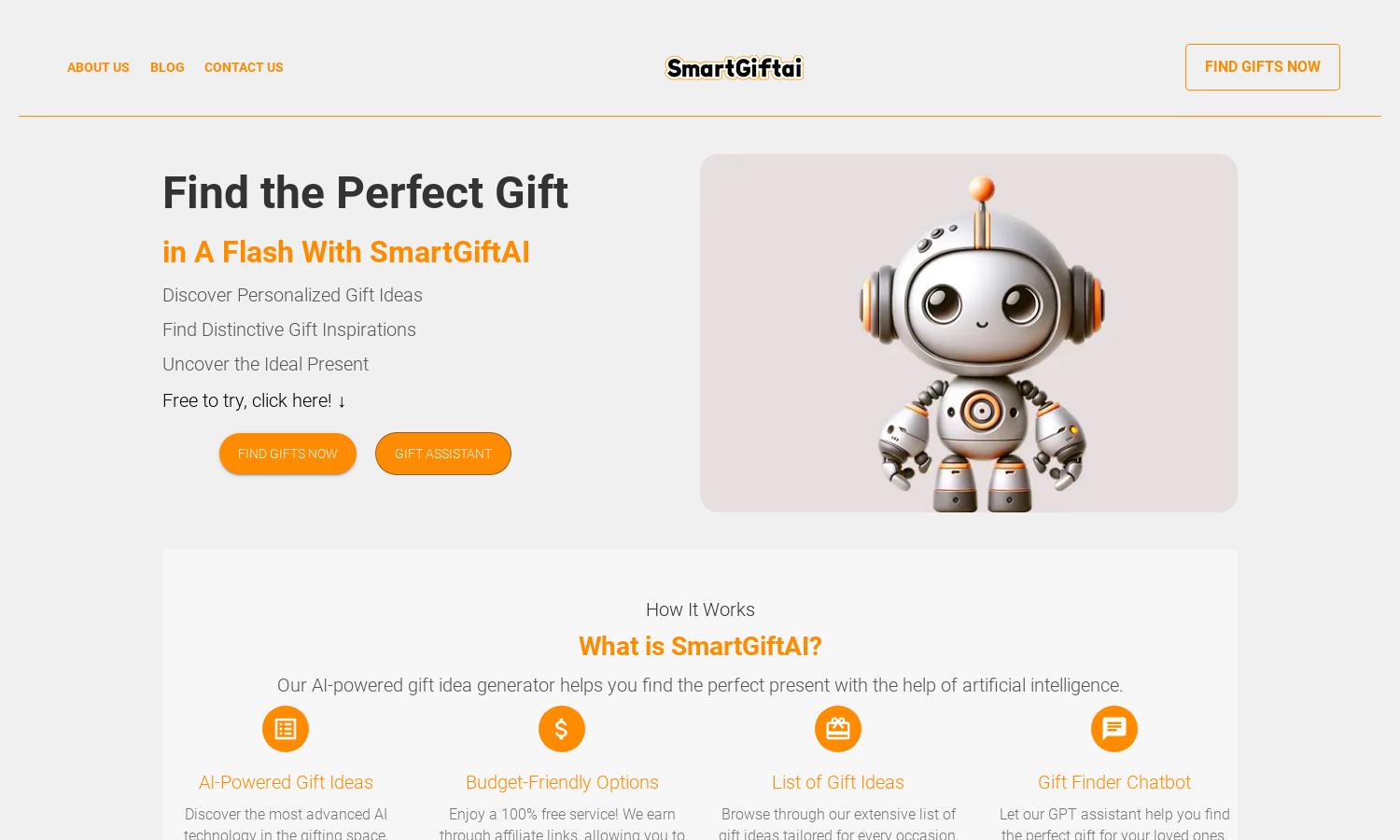 Smart Gift AI Website