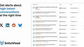 SnitchFeed - product for Software