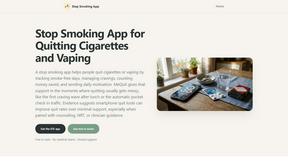 Stop Smoking App - product for Health