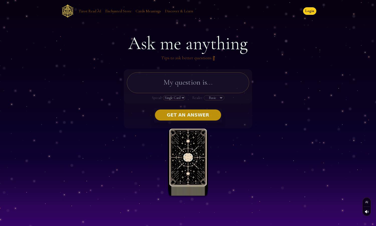 Tarot Read AI Website