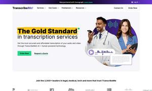 TranscribeMe Website