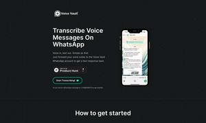Voice Vault Website
