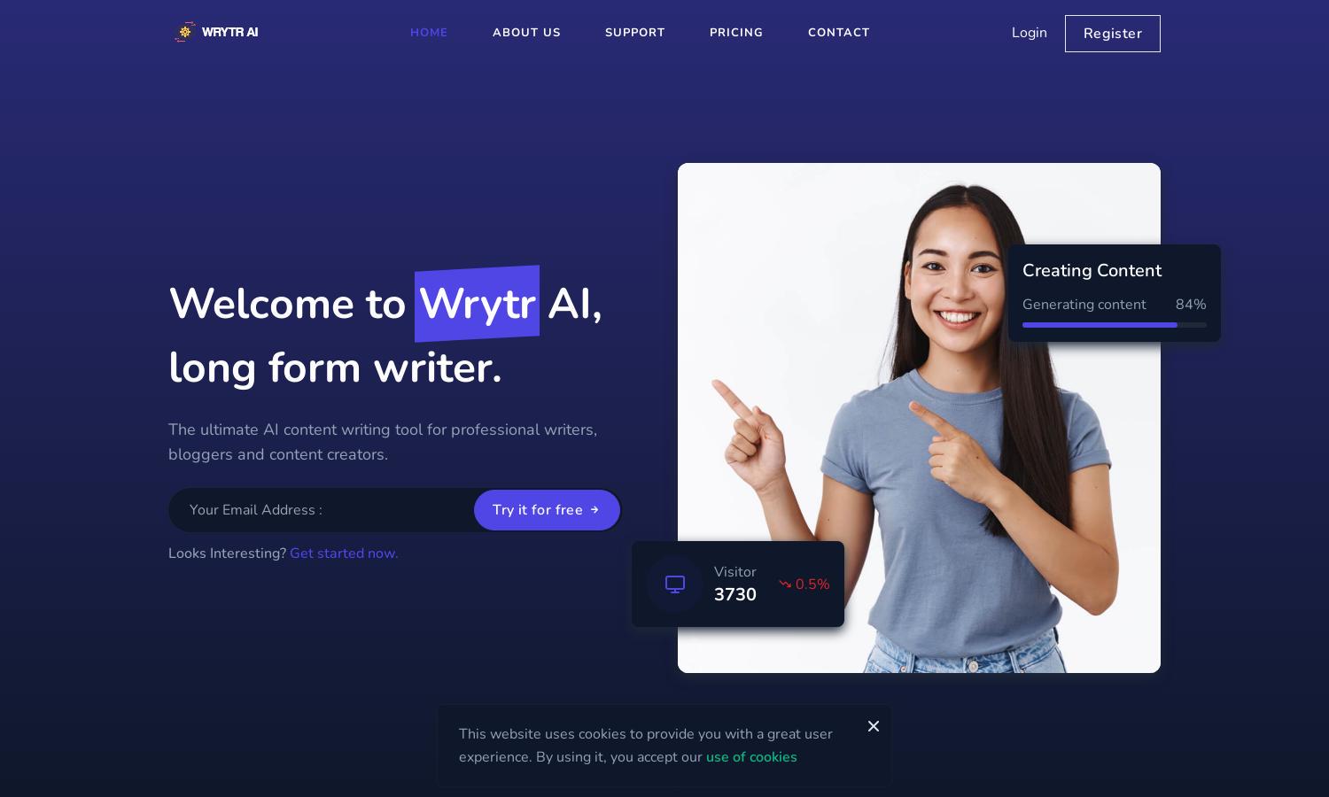 Wrytr Website