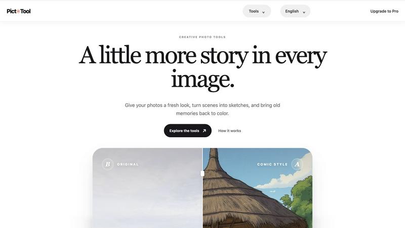 picttool application interface and features