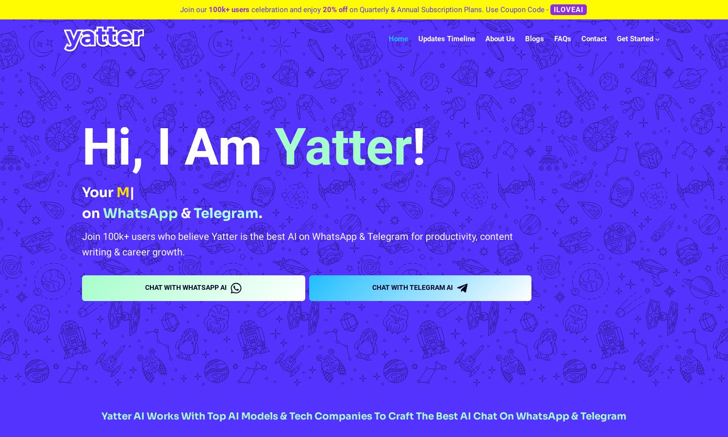 Yatter AI Website